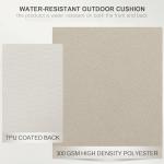 Set of 4 Waterproof Patio Chair Cushions