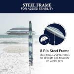 Portable Adjustable Beach Umbrella with UV Protection