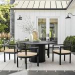 Beige Outdoor Chair Cushions Set of 4