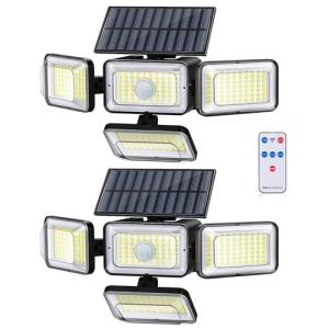 Mokot 288 LED Solar Motion Sensor Lights - 2 Pack