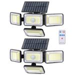 Mokot 288 LED Solar Motion Sensor Lights - 2 Pack