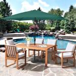 Heavy-Duty 19lbs Umbrella Base for Patio Tables