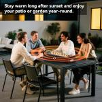 Onlyfire 28" Outdoor Gas Fire Pit Table