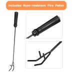 Hex-Shaped 24 Inch Portable Steel Fire Pit