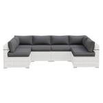 Grey Outdoor Cushions for Patio Furniture Set