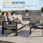7-Piece Modern Outdoor Patio Furniture Set