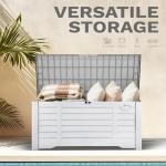 Large 120 Gallon Outdoor Resin Storage Box