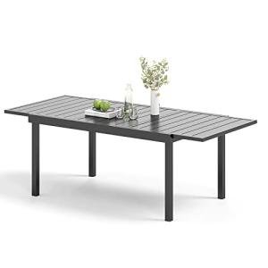 MIXPATIO Adjustable Expandable Patio Dining Table