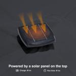 10ft Solar LED Patio Umbrella with 360° Rotation