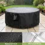 Jungda 90-Inch Round Bar Height Table Cover