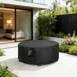 Jungda 90-Inch Round Bar Height Table Cover