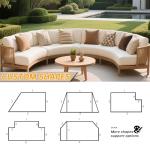 Custom Bench Cushions with Non-Slip Bottoms