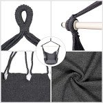 Highwild Hanging Rope Swing Hammock Chair - Grey