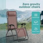 Zero Gravity Chairs Set of 2 with Table