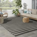 Nourison Positano Black Ivory 8' x 10' Rug