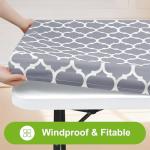 Waterproof Fitted Picnic Table Cover for 6 Foot Tables