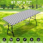 Waterproof Fitted Picnic Table Cover for 6 Foot Tables
