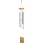 Silver Metal Tube Wind Chime for Outdoor Spaces