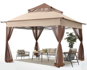 ABCCANOPY 11x11 Outdoor Gazebo with Mosquito Netting