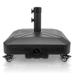 Heavy Duty Patio Umbrella Base with Wheels