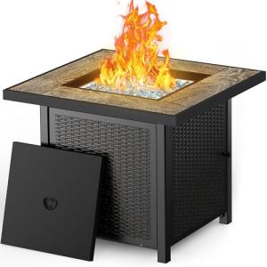 Bali Outdoors 30" Propane Gas Fire Pit Table