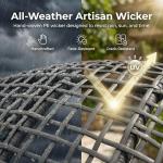 NICESOUL® Double Egg Chair with Thick Cushions