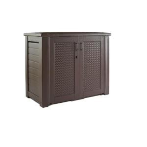 Rubbermaid 123 Gal Outdoor Storage Cabinet