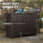 Rubbermaid 123 Gal Outdoor Storage Cabinet