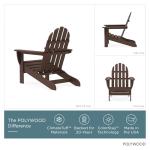 Mahogany Classic Outdoor Adirondack Chair