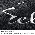 BeneathYourFeet Black Non-Slip Welcome Door Mat