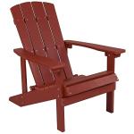 Red Adirondack Chair for Indoor/Outdoor Use