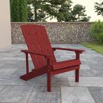Red Adirondack Chair for Indoor/Outdoor Use