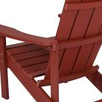 Red Adirondack Chair for Indoor/Outdoor Use