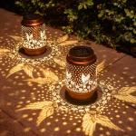 Hummingbird Solar Lantern: Outdoor Hanging LED Decor