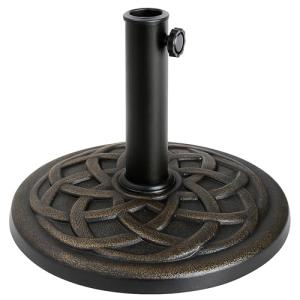 Bronze 21 Pound Umbrella Base for Patio Furniture