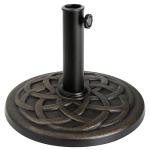 Bronze 21 Pound Umbrella Base for Patio Furniture