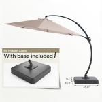LAUSAINT HOME 11 FT Curvy Cantilever Patio Umbrella