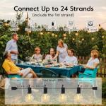 Brightown 30 Ft Outdoor Globe String Lights