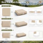 14 Pcs Waterproof Outdoor Cushion Slipcovers