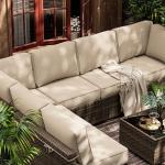 14 Pcs Waterproof Outdoor Cushion Slipcovers