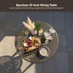 Kinger Home Harmon 5-Piece Aluminum Patio Dining Set