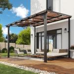 Aoxun 10'x12' Sloped Roof Patio Gazebo