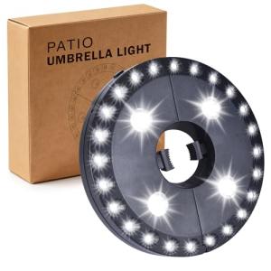 Cordless LED Patio Umbrella Light with 3 Modes