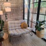 Crestlive All-Weather Rattan Patio Loveseat - Beige