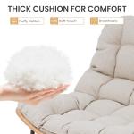 Crestlive All-Weather Rattan Patio Loveseat - Beige