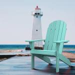 Blue Weather Resistant PolyTEAK Adirondack Chair