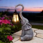 Goodeco 11" Elephant Statue for Garden Decor