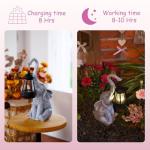 Goodeco 11" Elephant Statue for Garden Decor