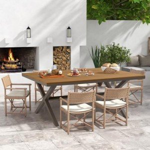 RoyalCraft 59" Rectangular Outdoor Dining Table