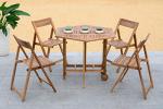 SAFAVIEH Kerman 5-Piece Foldable Patio Set